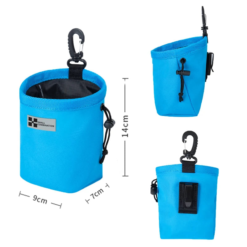 SMALL COMBINATION Portable Dog Training Snack Bag puppy dog snack bag for leash Outdoor pet snacks awards waist bag XZH-T24001-1 Quick Pick Grocers