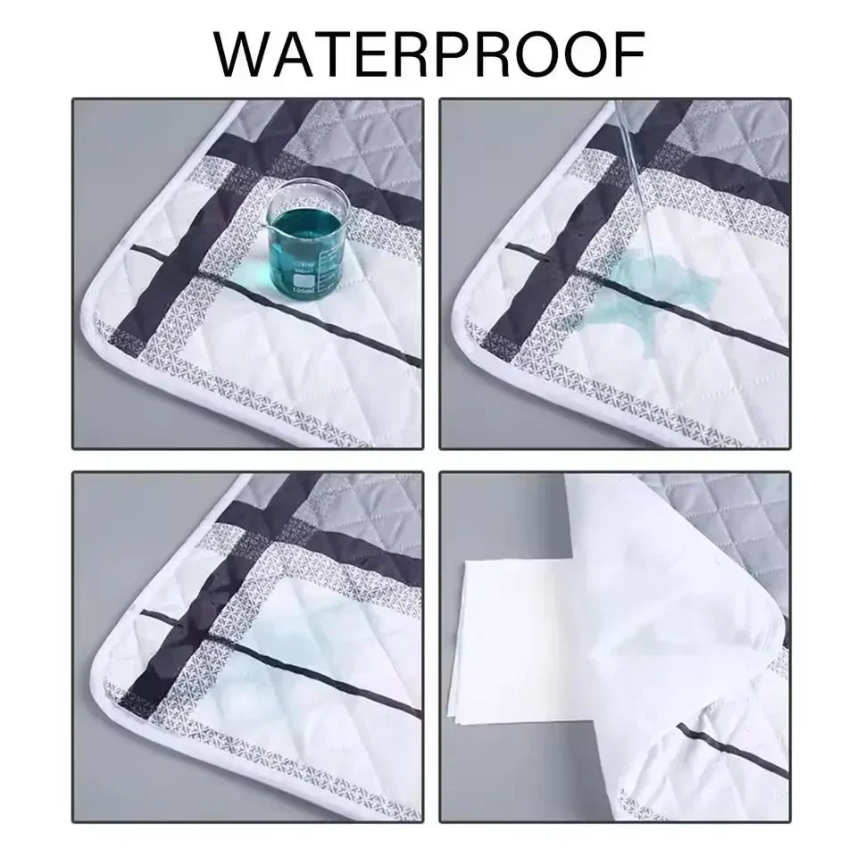 Washable Incontinence Bed Pad Reusable Changing Pad Sheet Urine Mat Nappy Diaper Mattress Protector Waterproof Cover Kids Adult Quick Pick Grocers