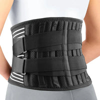 Back Brace Immediate Relief from Back Pain,Sciatica - Breathable Mesh Design with Lumbar Pad- Adjustable Support Straps for Work Econic Blanks