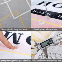 1Pc Bubu and Dudu Cute Cartoon Welcome Mat Entrance Doormat Balcony Bathroom Floor Mats Non-slip Rug Bedroom Carpet Home Decor Quick Pick Grocers