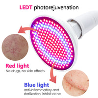 200 LEDs Infrared Light Therapy Lamp Skin Care Anti Aging 660nm 850nm Red Light Therapy for Full Body Facial Acne Treatment Spa Quick Pick Grocers