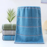 All-cotton Class A Thickened Absorbent Jacquard Polyester-cotton Skin-friendly Face Towel Bath Pure Cotton Towel Adult Towel Econic Blanks