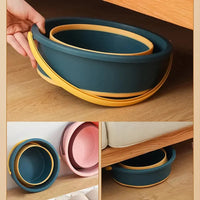 5/10/17L Portable Folding Bucket Multifunctional Thickened Silicone Bucket for Car Washing and Fishing Camping Folding Bucket Quick Pick Grocers