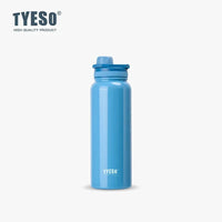 TYESO Stainless Steel Thermal Water Bottle Portable Tumbler Sport Vacuum Flask Keeps Cold and Heat Thermal Mug Car Insulated Cup Quick Pick Grocers