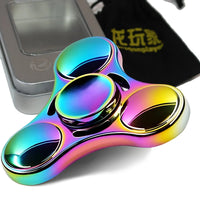 Stainless Steel Fidget Spinner 3 Minutes More - High Speed Precision Metal Hand Spinner for EDC, ADHD, Anxiety Econic Blanks