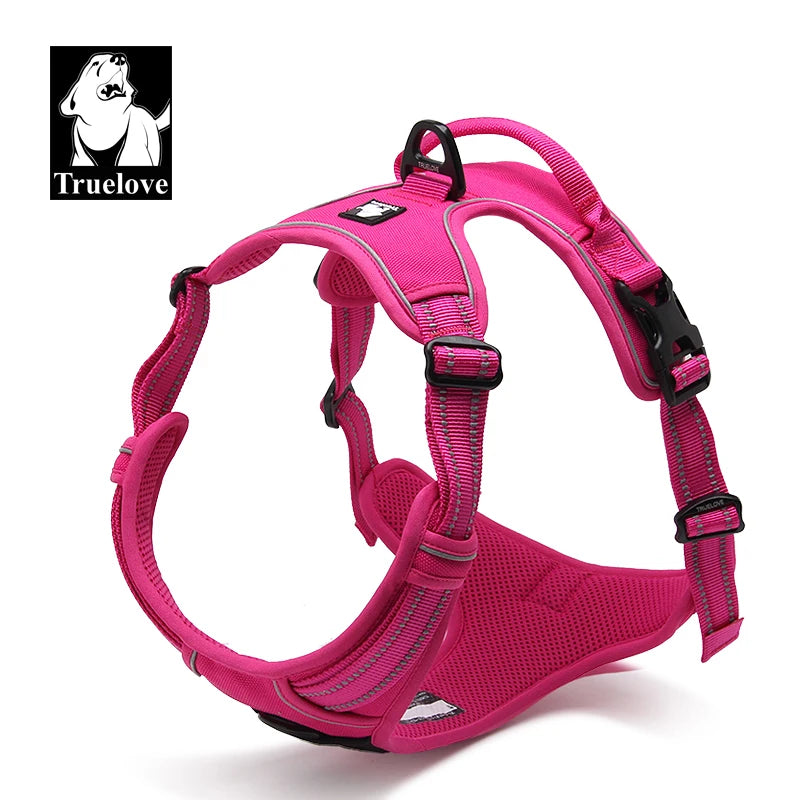 Truelove Pet harness Fashionable Nylon Durable Dog Harness Reflective Breathable Padded Training Vest Luxury Pet Accessories Quick Pick Grocers