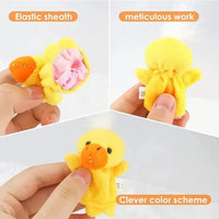 Cartoon Finger Puppets – 1/5/10pcs Plush Hand Dolls for Kids Econic Blanks
