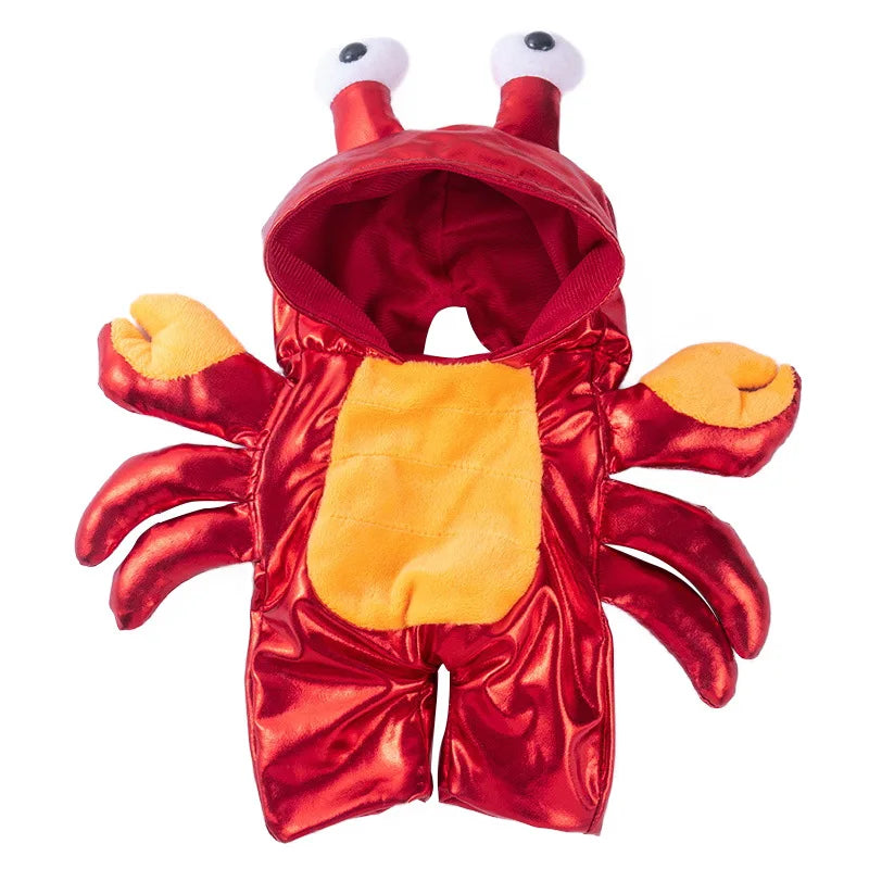 Halloween Dagger Pet Costume - Funny Knife-Holding Dog & Cat Standing Dress for Festival Dress-Up Econic Blanks