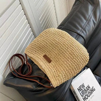 Elegant Light Paper Rope Bag - Bohemian Handmade Style, Hot-Selling Beach/Casual Bag (Crossbody & Shoulder Tote) Quick Pick Grocers