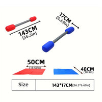 1Set Red Blue Inflatable Sticks Kids Toys Pvc Air Hammer Yard Game Sticks with Mats for Boys Girls Party Confrontation Game Toy Quick Pick Grocers