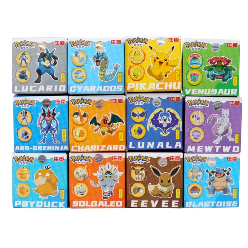 Pokemon Figures Toys Pocket Monsters Ball Model Pikachu Gengar Pokeball Dragonite Snorlax Pokeball Action Figures Toy Quick Pick Grocers