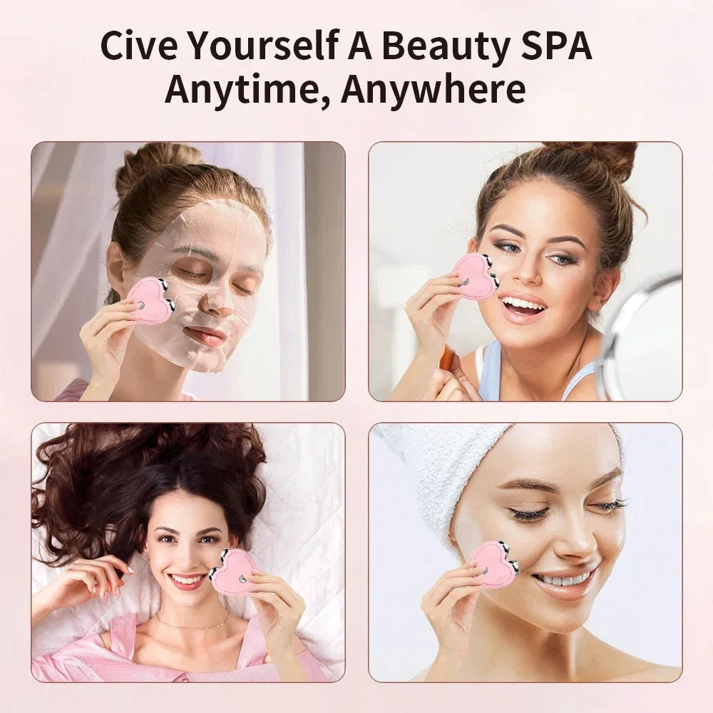 NEW Micro Current Beauty Device Mini Portable Face Lifting Roller Slimming Massager EMS Delicate Contour Firming Facial Care Quick Pick Grocers
