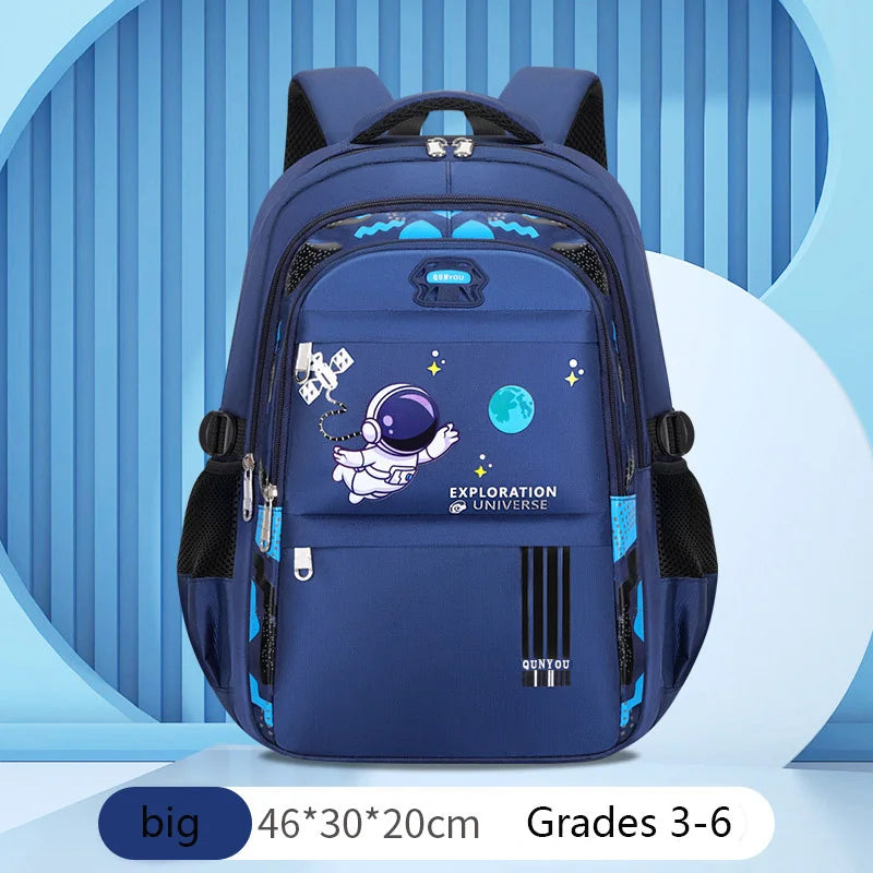 Kids Backpack Children School Bags for Boys Astronaut School Backpack Waterproof Primary Book Bag Mochila Infantil Purest Peak