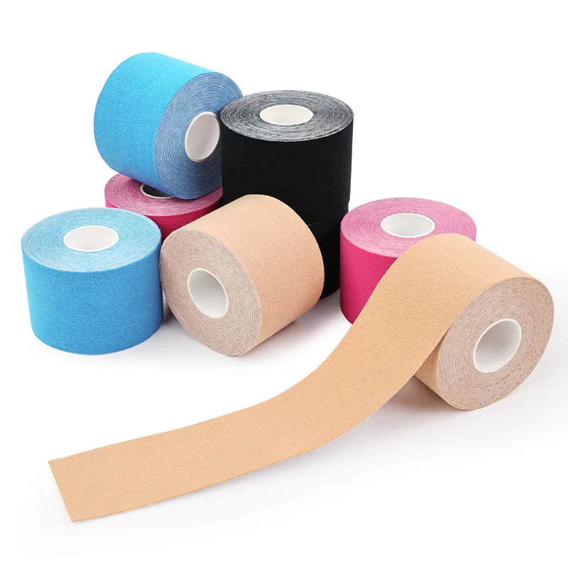 Kinesiology Tape Elastic Sports Tape Muscle Support, Breathable Waterproof Athletic Tape for Knee/Shoulder Pain Relief, Physio R Quick Pick Grocers