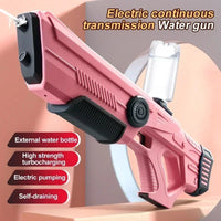 Electric Automatic Water Storage Gun Toys Portable Children Summer Beach Outdoor Fight Fantasy Spray Gun Toys Boy Kid Adult Game Econic Blanks