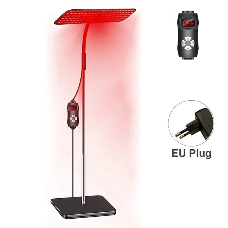660nm 850nm Near Infrared Light Panel Red Light Lamp With Timer Face and Body Home Use Relief Pain Device with Adjustable Stand Quick Pick Grocers