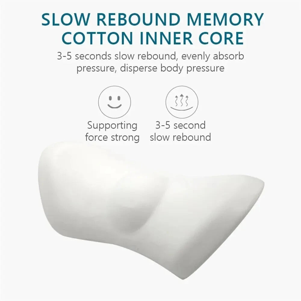 Breathable Memory Cushion Interior Accessories Bed Sleeping Pillow Car Seat Waist Pillow Lumbar Support Pillow Foam Car Cushion Econic Blanks