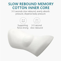 Breathable Memory Cushion Interior Accessories Bed Sleeping Pillow Car Seat Waist Pillow Lumbar Support Pillow Foam Car Cushion Econic Blanks