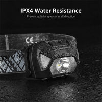 6 Modes Usb Rechargeable Headlamp IPX4 Waterproof Headlight Flashlights LED Head Lamp With Red Green Light For Outdoor Fishing