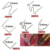 3000PCS Hot Stapler Staples For Plastic Welder Automotive Plastic Repair Machine Welding Wire Car Bumper Repair Welding Machine