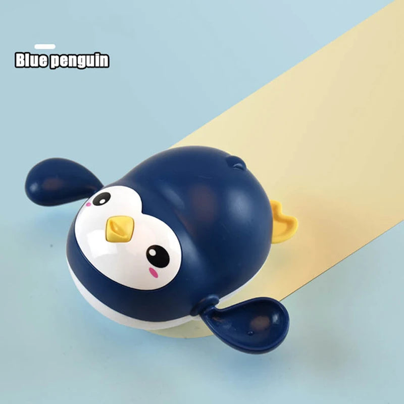 Baby Bath Toys Kids Swimming Clockwork Dolls Play Water Fun Bathing Cute Funny Children Bathroom Shower Bathtub Animals Toy Econic Blanks