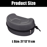 Tolex Ski Snowboard Goggles Storage Box Hard EVA Portable Protection Carrying Case Water Resistant Shockproof Ski Accessories Quick Pick Grocers