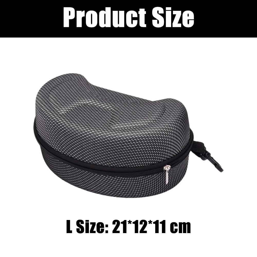 Tolex Ski Snowboard Goggles Storage Box Hard EVA Portable Protection Carrying Case Water Resistant Shockproof Ski Accessories Quick Pick Grocers