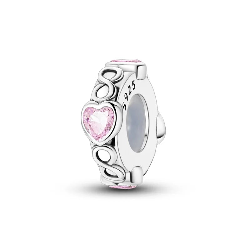 100% 925 Sterling Silver Rainbow Zircon Colorful Butterfly Dragon Shaped Silicone Stopper Charms Beads Fit DIY Bracelets Jewelry Econic Blanks