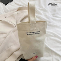 Casual Handbags Canvas Shoulder Crossbody Bags Large Capacity Shopper Bag  Letters Shoulder Crossbody Bags Purse Econic Blanks