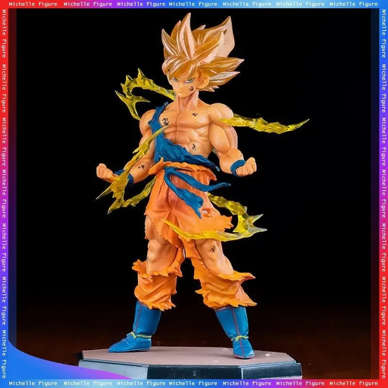 Hot Dragon Ball  Son Goku Super Saiyan Anime Figure 16cm Goku DBZ Action Figure Model Gifts Collectible Figurines for Kids Quick Pick Grocers