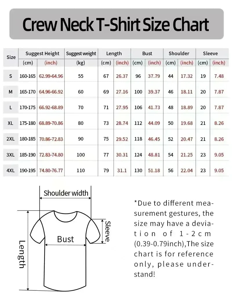 Classic Y2K Gothic Style T-shirt Print Oversized T Shirt High Street Shirts Gothic Round Neck Cotton Tops New Mens Women T Shirt Quick Pick Grocers