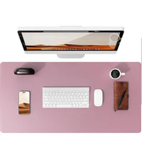 Large Mouse Pad,Office Desk Mat, Leather Desk Pad Protector, Non-Slip PU Leather Desk Blotter, Laptop Desk Pad Quick Pick Grocers