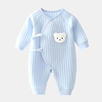 Boys Girls Bodysuit Newborn Winter Onesie Clothes Cotton Toddler Home Wear  0-6M Thickened Spring and Autumn Clothing Econic Blanks