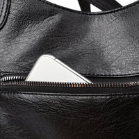 Pu shoulder bag fashionable temperament zipper opening design daily commuter handbag Quick Pick Grocers