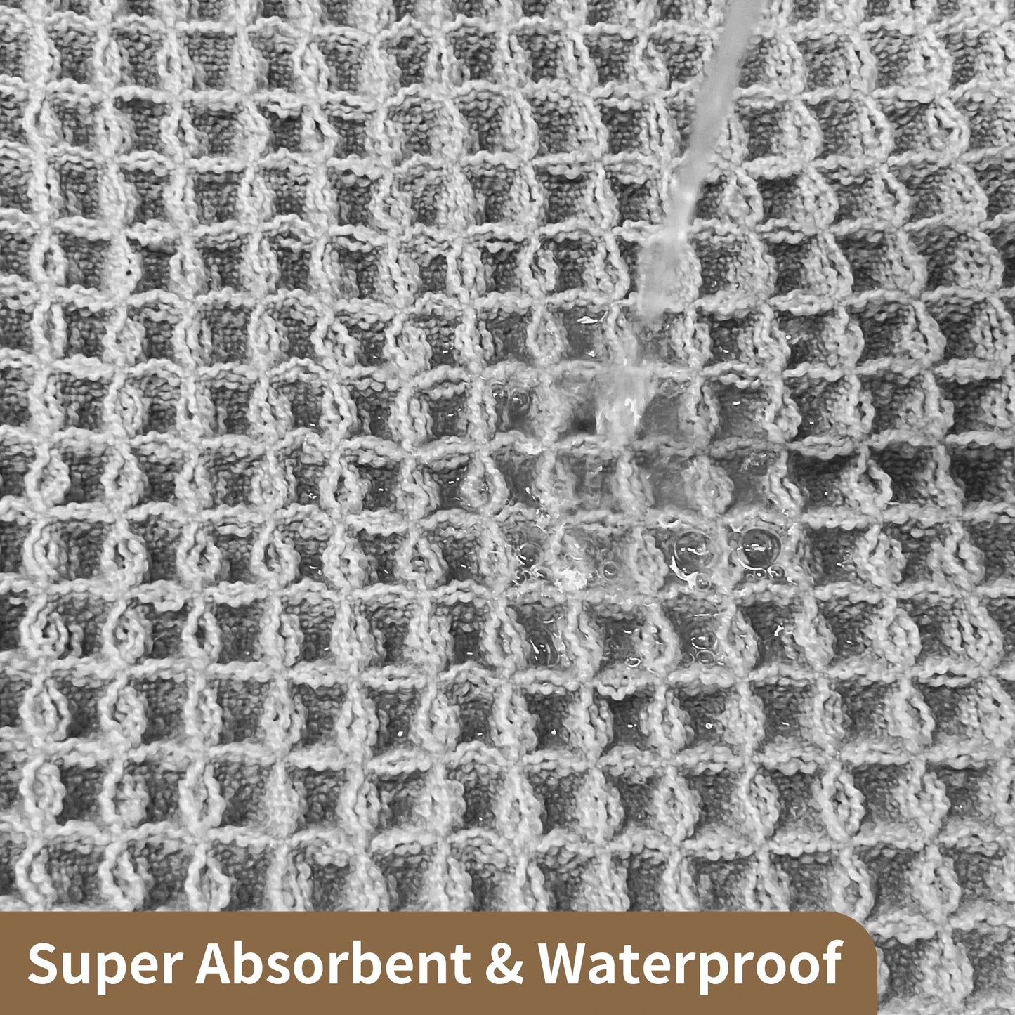 Waffle Bathroom Rugs Soft Non Slip Machine Washable Super Absorbent Bath Mats with Tassels for Bathroom Floor Tub Beside Decor Quick Pick Grocers