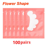 25/50/100Pairs Eye Patches Under Eyelash Pads for Building Hydrogel Paper Patches Lint Free Stickers for False Eyelashes LAUKISS Quick Pick Grocers