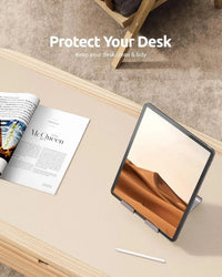 Large Mouse Pad,Office Desk Mat, Leather Desk Pad Protector, Non-Slip PU Leather Desk Blotter, Laptop Desk Pad Econic Blanks