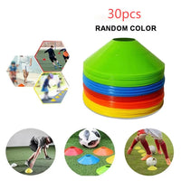10/20/30pcs soccer Training Sign Dish Pressure Resistant Cones Marker Discs Bucket Outdoor Basketball Football Training Sports Quick Pick Grocers