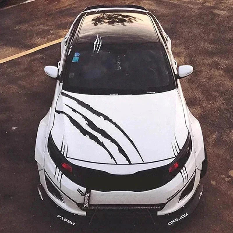 Monster Claw Car Sticker – Reflective Ghost Paw Scratch Vinyl Decal for Hood & Headlights | DIY Auto Exterior Decoration Econic Blanks