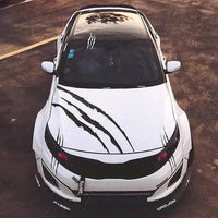 Monster Claw Car Sticker – Reflective Ghost Paw Scratch Vinyl Decal for Hood & Headlights | DIY Auto Exterior Decoration Econic Blanks