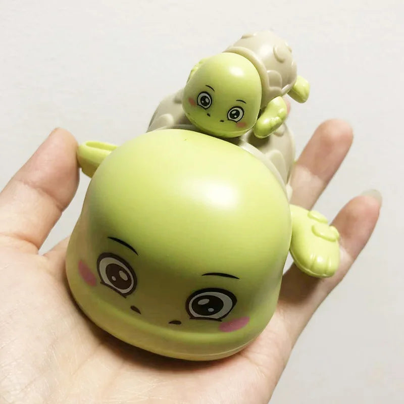 Baby Bath Toys Bathing Cute Swimming Turtle Whale Pool Beach Classic Chain Clockwork Water Toy For Kids Water Playing Toys Quick Pick Grocers