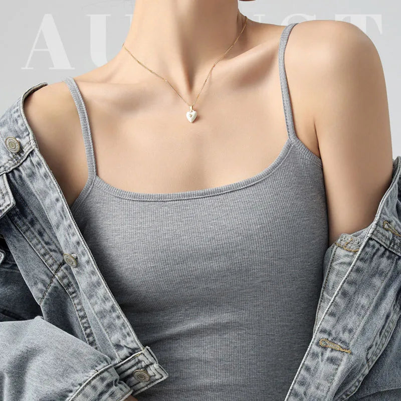 Women's Summer Basic Sleeveless Tank Top Spaghetti Strap Slim Fit Stretch Knitted Solid Color Camisole Quick Pick Grocers