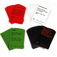 Risk It Or Drink It Fun Party Game For College Card Game Drinking Game Pregame Night Hilarious Dares Challenges  Questions Adult Econic Blanks