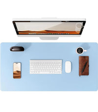 Large Mouse Pad,Office Desk Mat, Leather Desk Pad Protector, Non-Slip PU Leather Desk Blotter, Laptop Desk Pad Quick Pick Grocers