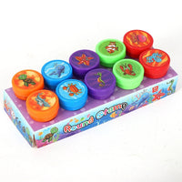 10pcs Assorted Stamps for Kids Self-ink Stamps Children Toy Stamps Smiley Face Seal Scrapbooking DIY Painting Photo Album Decor Quick Pick Grocers