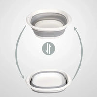 Plastic Folding Wash Basin, Portable Laundry Tub for Home, Bathroom, Kitchen, Adult & Baby Bath Basin, Travel Wash Basket Quick Pick Grocers