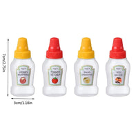 25ml Mini Condiment Bottle Camping Squeeze Bottles for Cookware Bbq Ketchup Oil Cruet Soy Sauce Kitchen Essentials Salads Tools Quick Pick Grocers