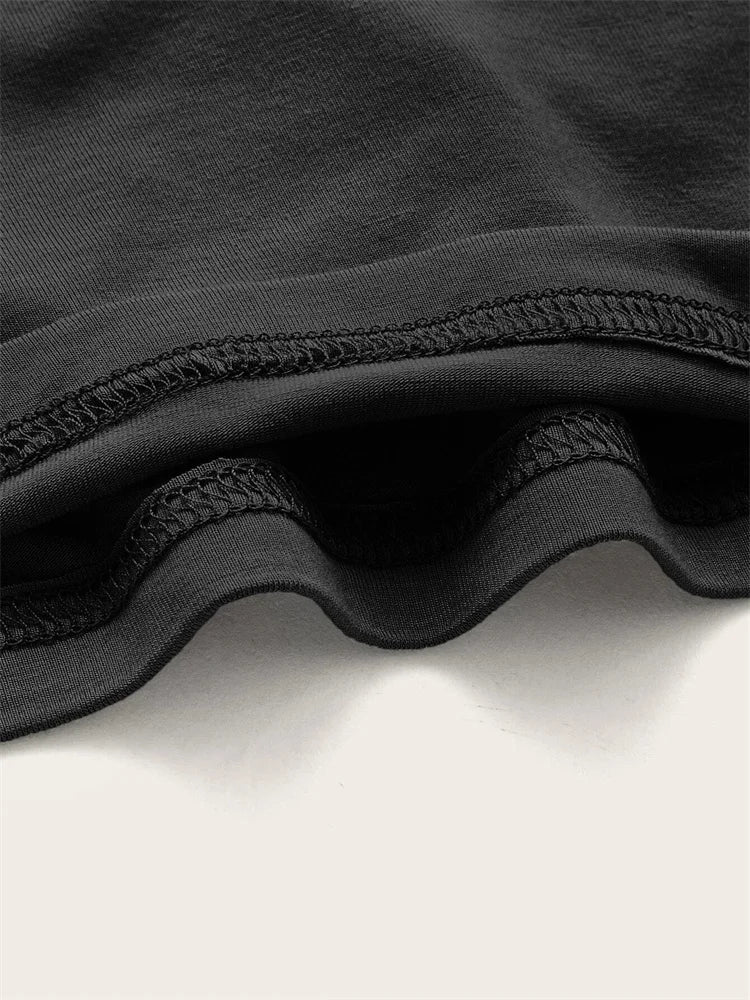 Women's O-neck Backless T-shirt Short Sleeve Solid Color Crop Top Summer Cute Baby Tee Y2K Clothes Bodycon Tunics Fashion Tank Quick Pick Grocers