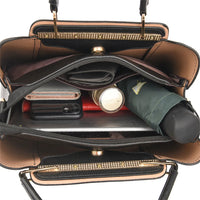 2024 Luxury Women Designer 3 Layers Shoulder Crossbody Sac Ladies Large Capacity Leather Handbags Shopper Brand Messenger Totes Quick Pick Grocers