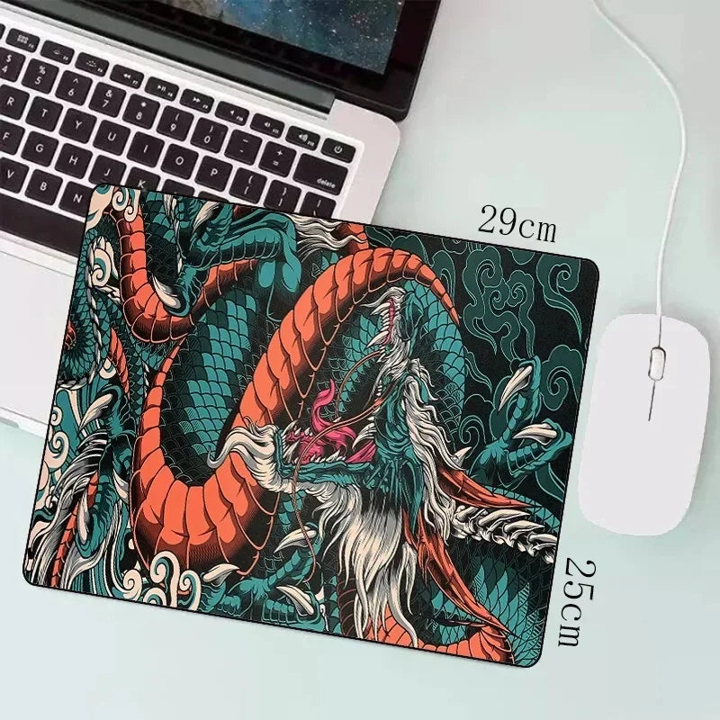 Japanese Dragon Large XXL Gaming Mousepad 900x400 700x300 Speed Desk Mat Anime Theme Keyboard Gamer Mouse Pad for Esports Quick Pick Grocers